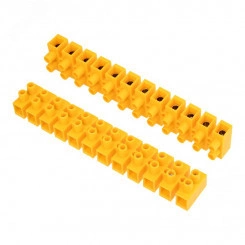 Колодка клеммная винтовая KВ-40 25-40, ток 100 A, полиэтилен желтый 10шт