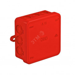 Коробка распределительная A11 85x85x40 красная
