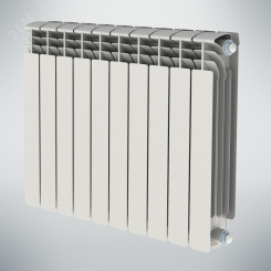Радиатор алюминиевый секционный 350/100/4 боковое подключение