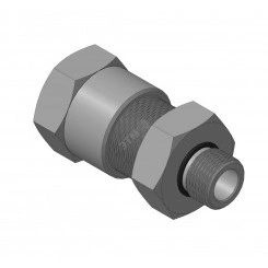 Ввод кабельный КВМ-20/12-Н с резьбой М20х1,5 мм для прокладки кабеля в металлорукаве РЗ-ЦП-20