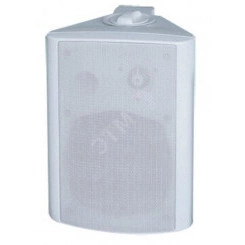 Система двухполосная акустическая 80/40/20/10/5Вт, 8 Ом, 70/100В, 70-20000Гц, кронштейн в комплекте, белый Система двухполосная акустическая 80/40/20/10/5Вт, 8 Ом, 70/100В, 70-20000Гц, кронштейн в комплекте, белый