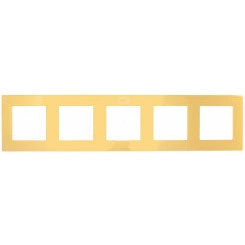 Рамка 5 постов, золото Рамка 5 постов, золото