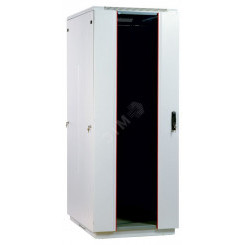 Шкаф телекоммуникационный напольный 42U (800х1000) дверь стекло