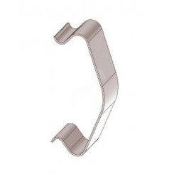 Скоба для крепления крышки лотка СКЛ 60 УТ1,5 пружинная сталь, S1,0