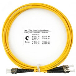 Шнур оптический duplex 3м ST-ST 9/125 sm LSZH FOP(d)-9-ST-ST-3m Шнур оптический duplex 3м ST-ST 9/125 sm LSZH FOP(d)-9-ST-ST-3m