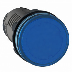Лампа сигнальная синяя 380В LED