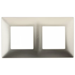 Рамка на 2 поста, Эра Elegance, шампань, 14-5002-04 Рамка на 2 поста, Эра Elegance, шампань, 14-5002-04