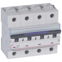 Выключатель автоматический DX3 50кА 10А 4П C