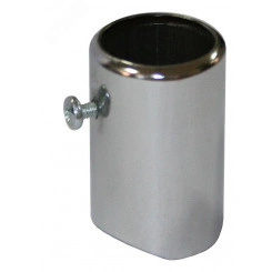 Муфта для труб диаметром 25 мм хром M-25