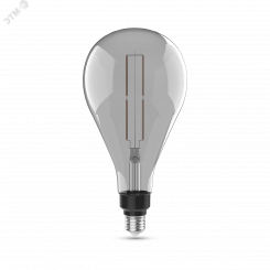 Лампа светодиодная LED 6 Вт 330 Лм 4000К белая Е27 PS160 gray straight Filament Gauss