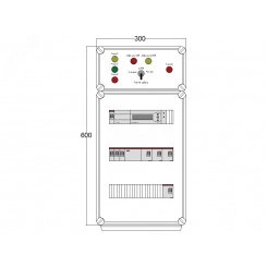 Щит управления электрообогревом DEVIbox HS 4x2700 D850 (в комплекте с терморегулятором) Щит управления электрообогревом DEVIbox HS 4x2700 D850 (в комплекте с терморегулятором)