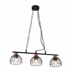Светильник подвесной (подвес) Rivoli Agira 5047-203 3 х Е27 40 Вт лофт - кантри Светильник подвесной (подвес) Rivoli Agira 5047-203 3 х Е27 40 Вт лофт - кантри