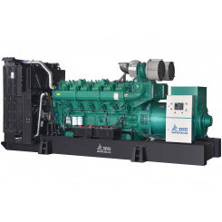 Генератор дизельный ТСС АД-1200С-Т400-1РМ5, мощность 1200 кВт, 3 фазный, напряжение 400В, двигатель TSS DIeselTSS Diesel генератор TSS-SA-1200Контроллер SMARTGEN HGM-9320 CAN