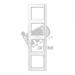 Рамка 4 поста белая Рамка 4 поста белая