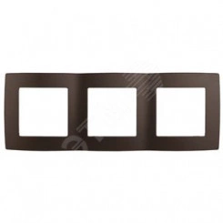 Рамка на 3 поста, Эра12, бронза, 12-5003-13 Рамка на 3 поста, Эра12, бронза, 12-5003-13