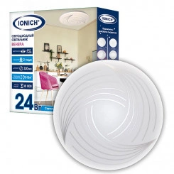 Светильник светодиодный декоративный ДБО 24Вт 1680Лм 230В 6500К IP20 IONICH