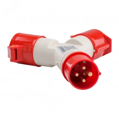 Адаптер 1012-14-16А-6h-380AC-3P+PE-IP44 Адаптер 1012-14-16А-6h-380AC-3P+PE-IP44