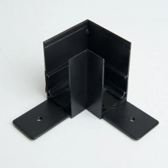 Соединитель угловой черный для низковольтного шинопровода Соединитель угловой черный для низковольтного шинопровода