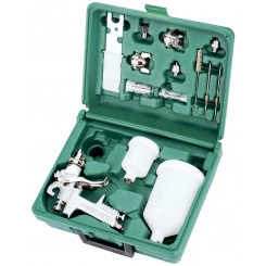 Набор пистолет покрасочный ''Краскопульт'' JA-6111 с аксессуарами, 15 предметов Набор пистолет покрасочный ''Краскопульт'' JA-6111 с аксессуарами, 15 предметов