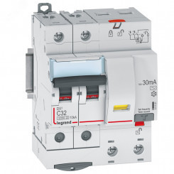 Выключатель автоматический дифференциального тока DX3 2П C32А 30MА-АC 4м