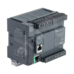Блок базовый компактный M221-24IO Транзисторный источник Ethernet