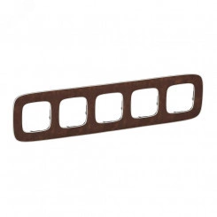 Valena ALLURE Рамка 5 постов Кожа универсальная