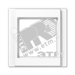 Рамка 1 пост белая