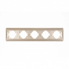 Ugra рамка 5-местная,  шампань