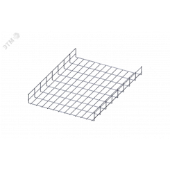 Лоток проволочный прямой усиленный диаметр проволоки 5 мм  ППУ5.600.85.3000.10.5