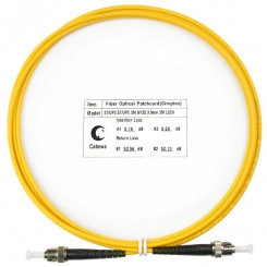 Шнур оптический simplex 2м ST-ST 9/125 sm LSZH FOP(s)-9-ST-ST-2m Шнур оптический simplex 2м ST-ST 9/125 sm LSZH FOP(s)-9-ST-ST-2m