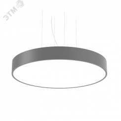 Светильник светодиодный ДСО-85Вт IP40 7600Лм 3000К COSMO серый диаметр 1,2м