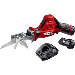 Пила сабельная 12В, 2 АКБ (2Ач), в коробке