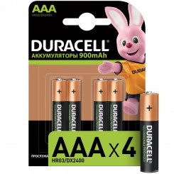 Аккумулятор Duracell HR03-4BL 850mAh/900mAh предзаряженный (4/40/15000)