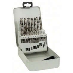 Сверло по металлу HSS-G 1-10мм (19шт) Сверло по металлу HSS-G 1-10мм (19шт)