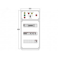Щит управления электрообогревом DEVIBOX HR 4x1700 D850 (в комплекте с терморегулятором)