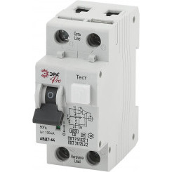 Автоматический выключатель дифференциального тока Pro NO-902-12 АВДТ 64 (А) C40 100mA 6кА 1P+ ЭРА