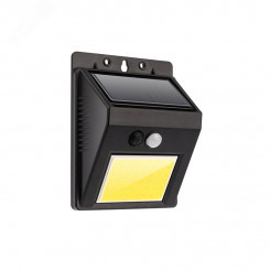 Светильник ПРОЖЕКТОР NEW AGE XL на солнечной батарее, датчик движения плюс датчик освещенности, кнопка вкл/выкл герметичная, LED COB монтаж на стену