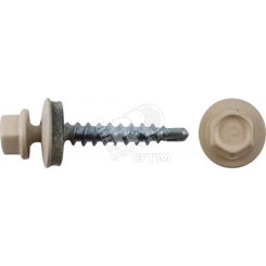 Шуруп кровельный 4,8х32 сверлоконечный (250шт) Шуруп кровельный 4,8х32 сверлоконечный (250шт)
