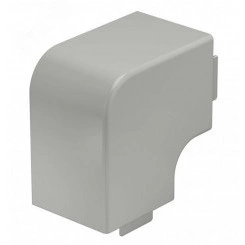 Крышка плоского угла кабельного канала WDK 60x60 мм (ПВХ, серый) Крышка плоского угла кабельного канала WDK 60x60 мм (ПВХ, серый)