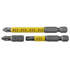 Биты кованые сталь S2 односторонние 75 мм PH2 Профи 2 шт блистер