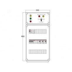 Щит управления электрообогревом DEVIBOX HR 3x4400 D316 (в комплекте с терморегулятором и датчиком температуры) Щит управления электрообогревом DEVIBOX HR 3x4400 D316 (в комплекте с терморегулятором и датчиком температуры)