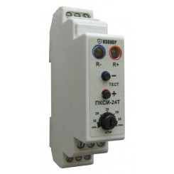 Прибор для контроля изоляции в сетях с изолированной нейтралью ПКСИ-60Т, UN- 24 В DC, UIT - 60 В, RCRIT 40-80 кОм Прибор для контроля изоляции в сетях с изолированной нейтралью ПКСИ-60Т, UN- 24 В DC, UIT - 60 В, RCRIT 40-80 кОм