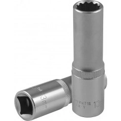 Головка торцевая глубокая 12-гранная 1/2''DR, 13 мм Головка торцевая глубокая 12-гранная 1/2''DR, 13 мм