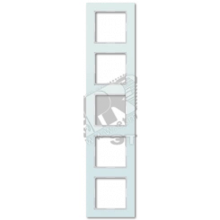 Рамка 5-я для горизонтальной/вертикальной установки  Серия- ACreation  Материал- стекло  Цвет- матовый белый