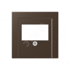Накладка для USB розетки (ТАЕ гнезда)  Серия A500  Материал- дуропласт  Цвет- мокко