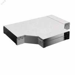 Короб угловой тройниковый горизонтальный КУТГ.100.100.550.1,5.2 Короб угловой тройниковый горизонтальный КУТГ.100.100.550.1,5.2