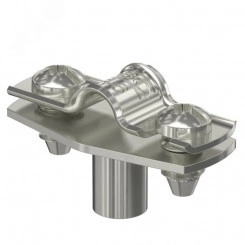 Крепежная скоба дистанционная 5-6 мм (с резьбовым соединением M6) из нержавеющей стали А4