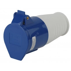 Розетка переносная 223 2Р+РЕ 32А 220В IP44 (10/60/1440) R-32-2P-PE-IP44 Розетка переносная 223 2Р+РЕ 32А 220В IP44 (10/60/1440) R-32-2P-PE-IP44