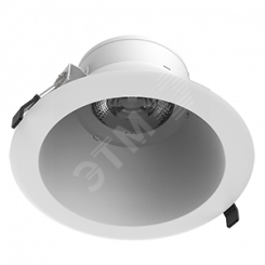 Светильник светодиодный DL-Lens Comfort встраиваемый 36W 3000К 230х128мм IP20 угол 15 градусов белый