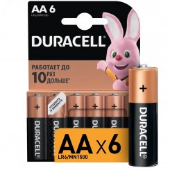 Элемент питания Duracell LR6-6BL BASIC (6/60/16800)